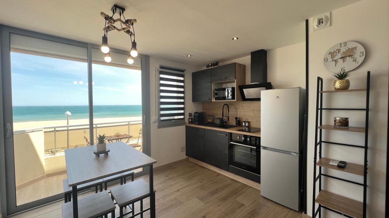 Appartement Cosy, Vue Mer Avec Parking Privatif Canet-en-Roussillon Buitenkant foto